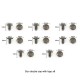 Bag repair hardware, Coach rivets Bag repair hardware, Coach rivets