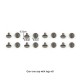 Bag repair hardware, Coach rivets Bag repair hardware, Coach rivets