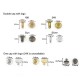 Bag repair hardware, Coach rivets Bag repair hardware, Coach rivets