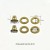 Antique gold twist lock kit x2 