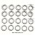 Silver whole eyelet kit x1 