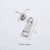 Silver No.3 zipper 