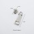 Silver No.5 zipper 