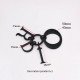 Bag repair hardware, Dior Lady D-joy black