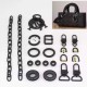 Bag repair hardware, Dior Lady D-joy black