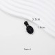 Bag repair hardware, Lady Dior black (3 grids)