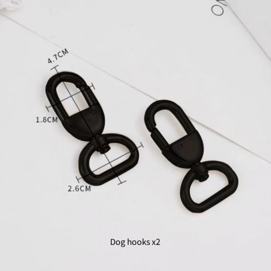 Bag repair hardware, Lady Dior black (3 grids)