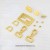 Gold whole kit hardware 