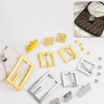 Bag repair hardware, Fendi Zucca