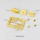 Bag repair hardware, Fendi Zucca