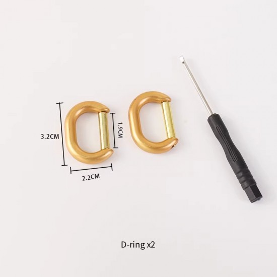 Bag repair hardware, Gucci Ophidia Messenger, 2 D-rings Bag repair hardware, Gucci Ophidia Messenger, 2 D-rings