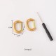 Bag repair hardware, Gucci Ophidia Messenger, 2 D-rings Bag repair hardware, Gucci Ophidia Messenger, 2 D-rings