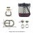 Antique silver whole kit hardware x1 