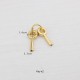 Bag repair hardware, Gucci Padlock