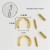 4 Shoulder strap D-rings 