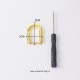 Bag repair hardware, LV Dauphine