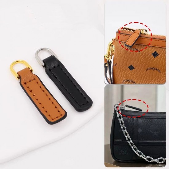 Bag repair hardware, MCM Toni Visetos zipper puller and protector Bag repair hardware, MCM Toni Visetos zipper puller and protector