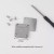 Silver middle nameplate with 4 screws 