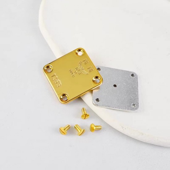 Bag repair hardware, MCM Visetos Stark nameplate and screws