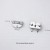 3.2cm Small silver lock 