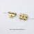 3.9cm Large antique gold lock 