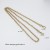 125cm Antique gold chain 