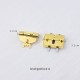 Bag repair hardware, MCM chain and lock
