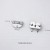 3.2cm Small silver lock 