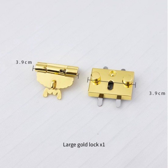 Bag repair hardware, MCM chain and lock
