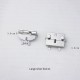Bag repair hardware, MCM chain and lock