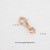 3.5cm Rose gold dog hook 