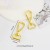 4.7cm 24K gold dog hook 