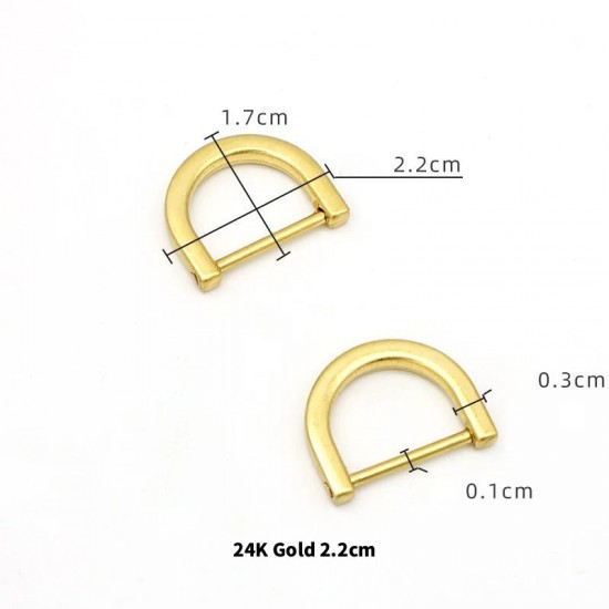 Bag repair hardware, Bag D-rings Dee-rings, 2pc/lot