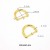 24K gold-3.4cm 