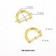 Bag repair hardware, Bag D-rings Dee-rings, 2pc/lot