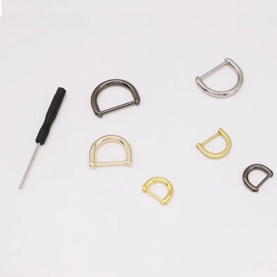 Bag repair hardware, Bag D-rings Dee-rings, 2pc/lot