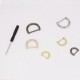 Bag repair hardware, Bag D-rings Dee-rings, 2pc/lot