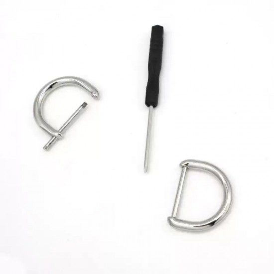 Bag repair hardware, Bag D-rings Dee-rings, 2pc/lot