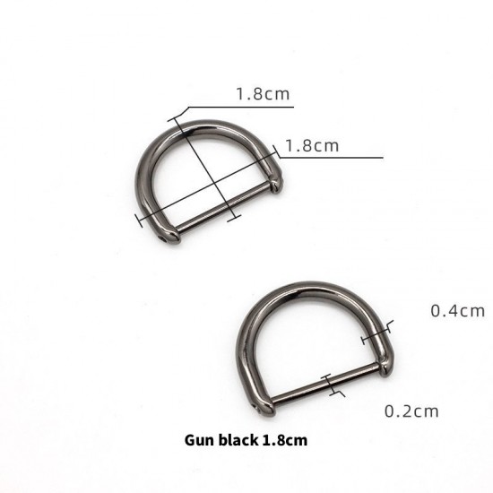 Bag repair hardware, Bag D-rings Dee-rings, 2pc/lot