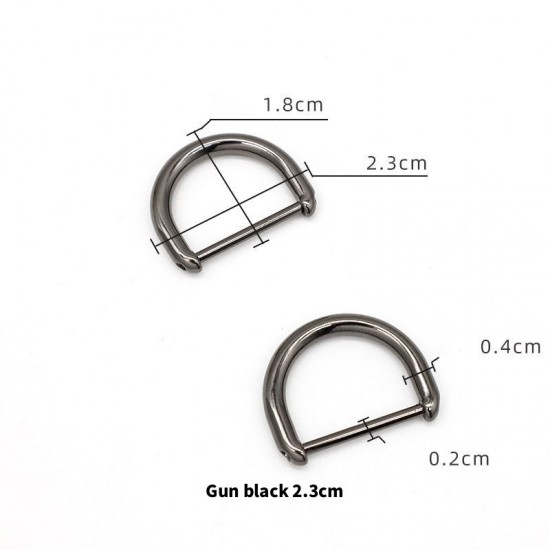 Bag repair hardware, Bag D-rings Dee-rings, 2pc/lot