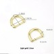 Bag repair hardware, Bag D-rings Dee-rings, 2pc/lot