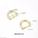 Bag repair hardware, Bag D-rings Dee-rings, 2pc/lot