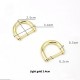 Bag repair hardware, Bag D-rings Dee-rings, 2pc/lot