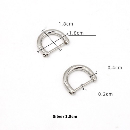 Bag repair hardware, Bag D-rings Dee-rings, 2pc/lot