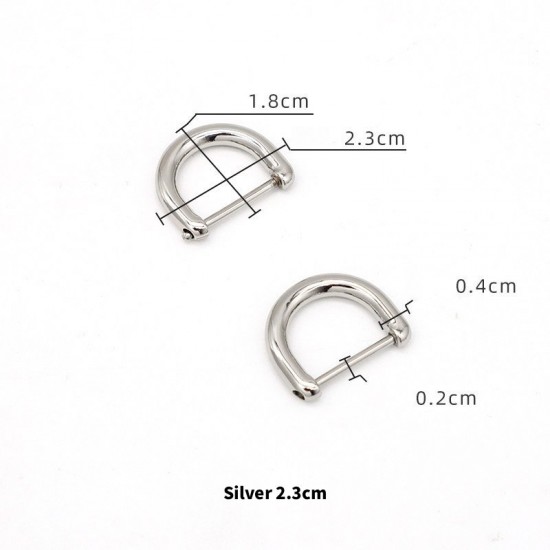 Bag repair hardware, Bag D-rings Dee-rings, 2pc/lot