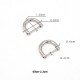 Bag repair hardware, Bag D-rings Dee-rings, 2pc/lot