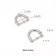 Bag repair hardware, Bag D-rings Dee-rings, 2pc/lot