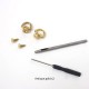 Bag repair hardware, Swivel stud