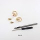 Bag repair hardware, Swivel stud
