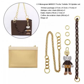 LV Monogram M46037 Poche Toilette update set LV Monogram M46037 Poche Toilette update set